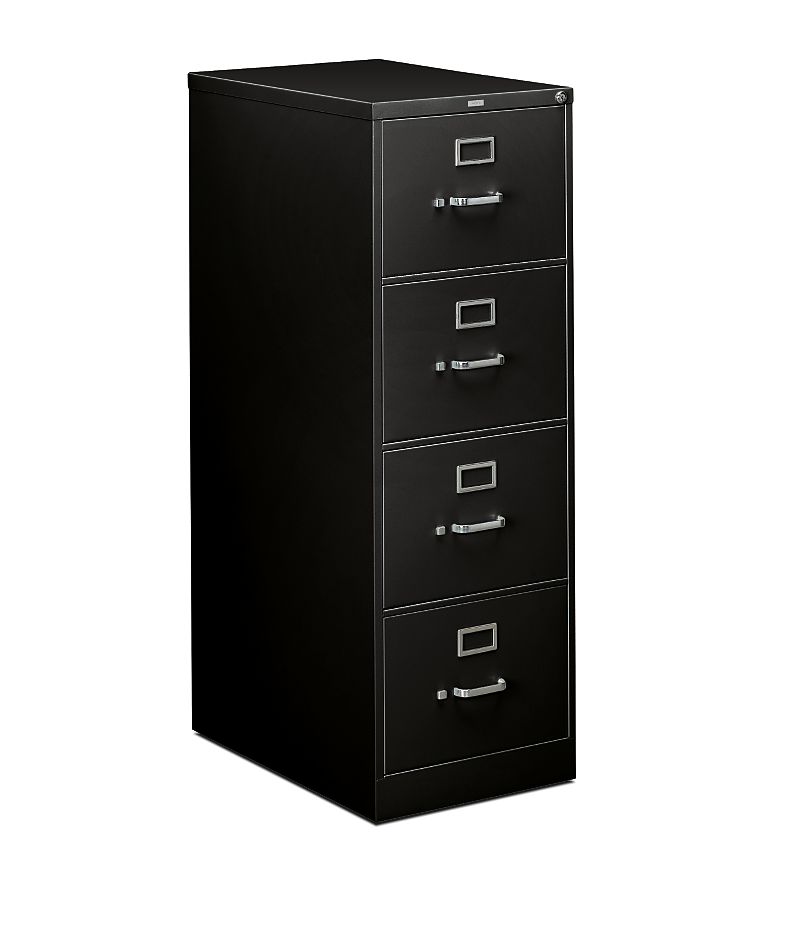 310 series 4-drawer legal width vertical file h314c | hon