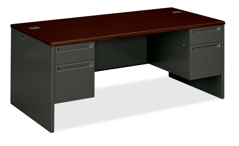 38000 Series Double Pedestal Desk H38180 HON Office Furniture