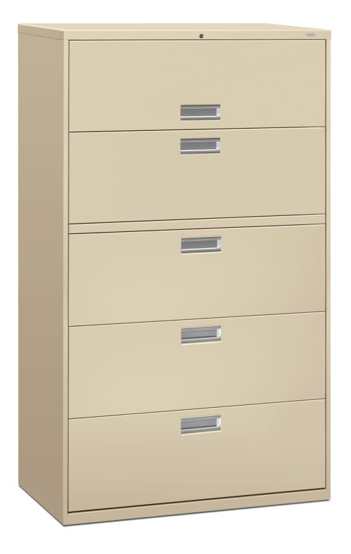 Brigade 600 Series 5 Drawer Lateral File H695 Hon Office Furniture