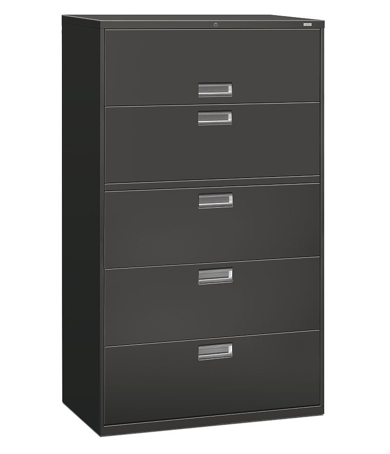 brigade 600 series 5-drawer lateral file h695 | hon office furniture